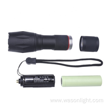 Wason Top Grade XM-L T6 G700 tactical linternas torch light A100 glare long distance led flashlight kit for indoor and outdoor